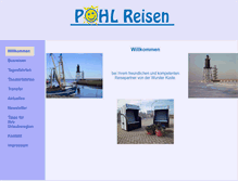 Tablet Screenshot of pohl-reisen-dorum.de